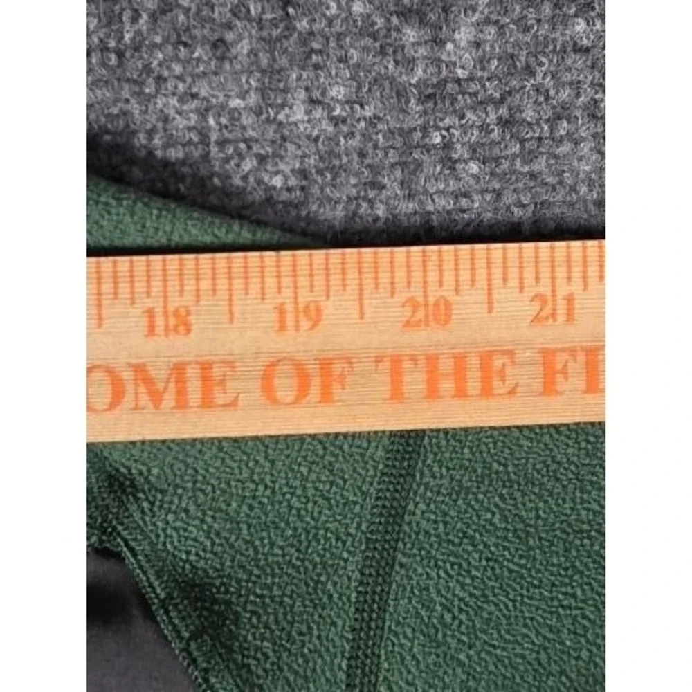 The North Face Fleece Pullover Mens XL Green 1/4 Zip Chest Pocket TKA Sweater‎